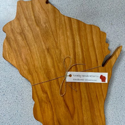 image of Wisconsin Board in Cherry or Maple