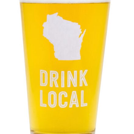 image of Wisconsin Pint Glasses
