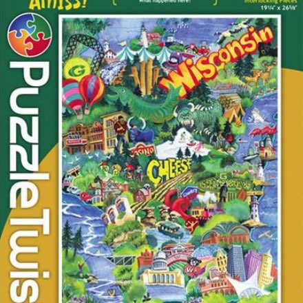 image of Puzzle Twist Wisconsin Spirit 1,000 Piece Puzzle
