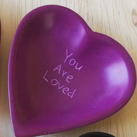 image of You Are Loved Heart Dish