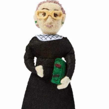 image of Ruth Bader Ginsburg Felt Figure