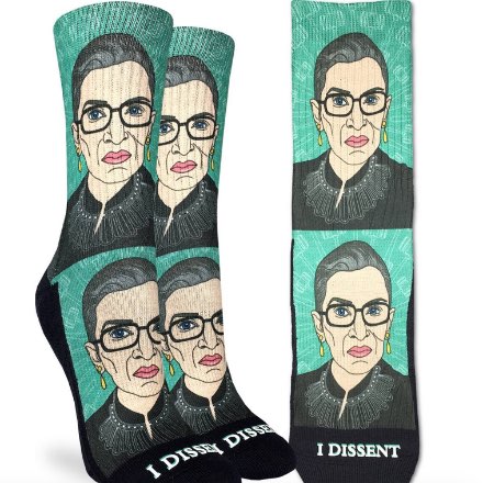 image of Ruth Bader Ginsburg Women's Socks