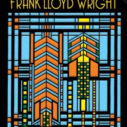 image of Stained Glass Window Designs of Frank Lloyd Wright